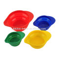 Multifunción de silicona de medición Bowls Digital Set de 4